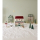 Village miniature et enchanteur de Noël en plexiglas