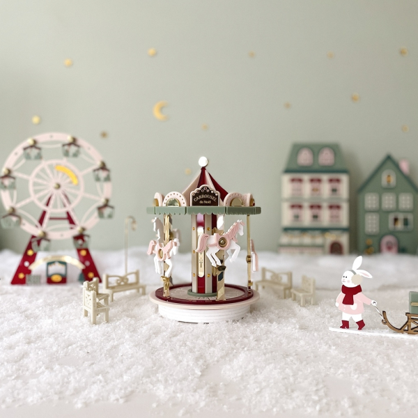 Décor de Noël féérique et made in france, décoration colorée