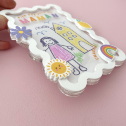 Magnet personnalisé dessin ou photo, cadeau original maman