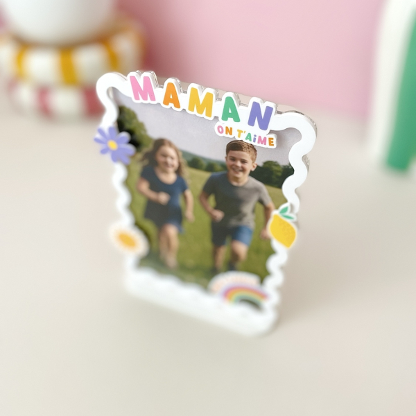 Cadre symbolique pour maman, cadeau à personnaliser