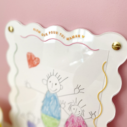 Cadeau original maman, cadre à dessin mural