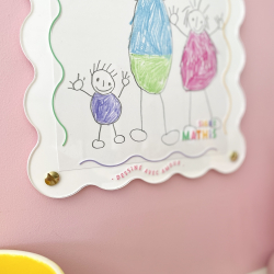 Cadre à dessin mural pour sublimer dessin enfant
