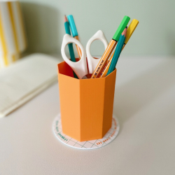 Pot à crayons Organicolor, cadeau personnalisé et original pour maître