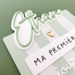 Pancarte rentrée personnalisée, photo souvenir 