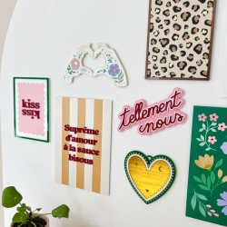 Composition murale colorée et fun, décorez votre maison avec style