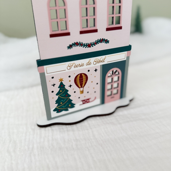 Décoration de Noël maison artisanale en bois