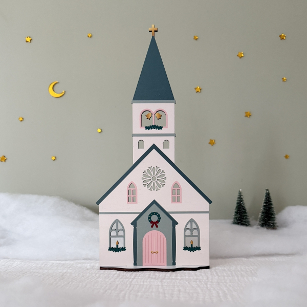 Village de Noël en bois, La chapelle du village