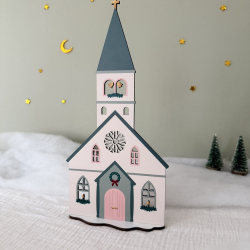 Village de Noël en bois, La chapelle du village