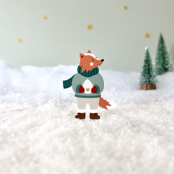 Personnage village de Noël, Gaspard le renard