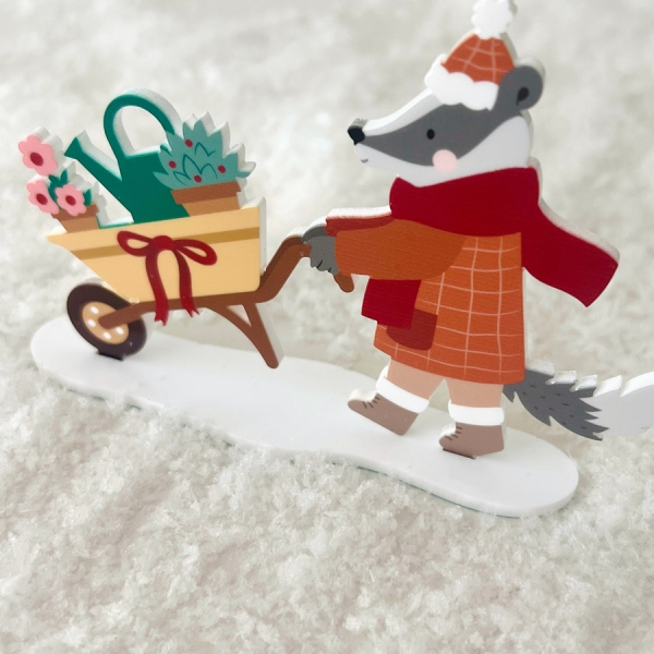 Paco le blaireau, personnage village de Noël