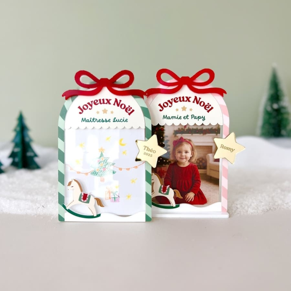 Magnet personnalisé pour dessin, cadeau Noël maitresse nounou