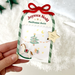 Cadeau personnalisé photo nounou maitresse, cadeau Noël original