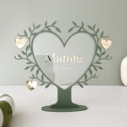 Décoration à poser Mamie, Arbre à coeurs évolutif