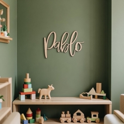 Enseigne prénom en bois à personnaliser, décoration chambre d'enfant