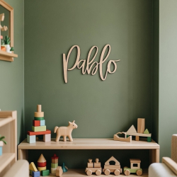 Enseigne prénom en bois à personnaliser, décoration chambre d'enfant