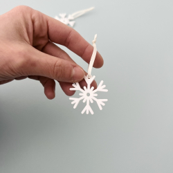Arbre à décorer par saison, décoration d'intérieur, suspension flocon de neige