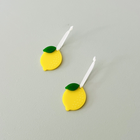 Suspension citron jaune été, arbre à décorer saisonnier