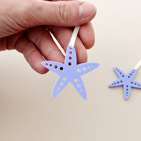 Suspension étoile de mer, arbre à décorer version été