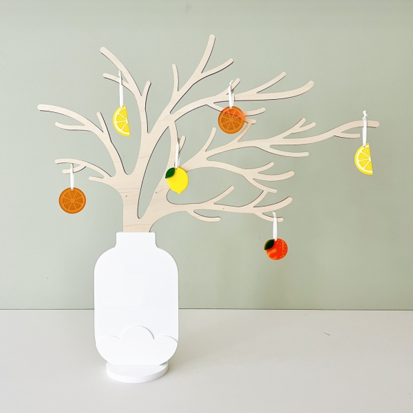 Arbre à décorer en bois, décoration d'intérieur évolutive