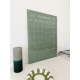 Planning mensuel minimaliste vert sauge, planning organisation effaçable