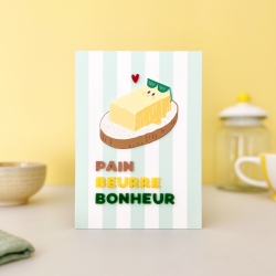 Affiche en plexiglas Pain Beurre Bonheur