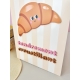 Affiche croissant collection club p'tit dej