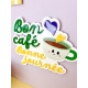 Enseigne murale café collection club p'tit dej