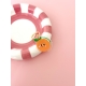 Porte-clés orange collection club p'tit dej