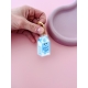 Porte-clés lait style packaging vintage