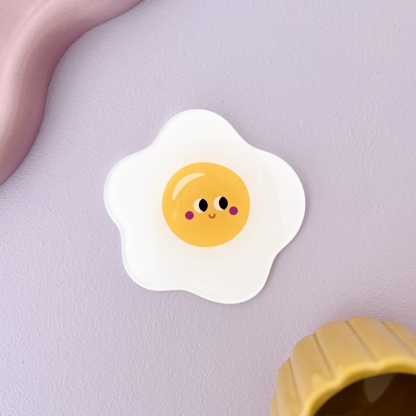 Dessous de verre oeuf au plat cuisine