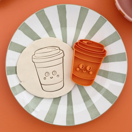 Emporte-pièce biscuit gobelet café à emporter