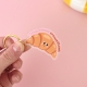 Porte-clés croissant tendre croustillant