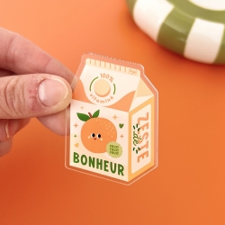 Magnet Brique de jus d'orange