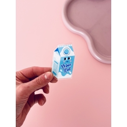 Magnet frigo brique de lait le bon lait