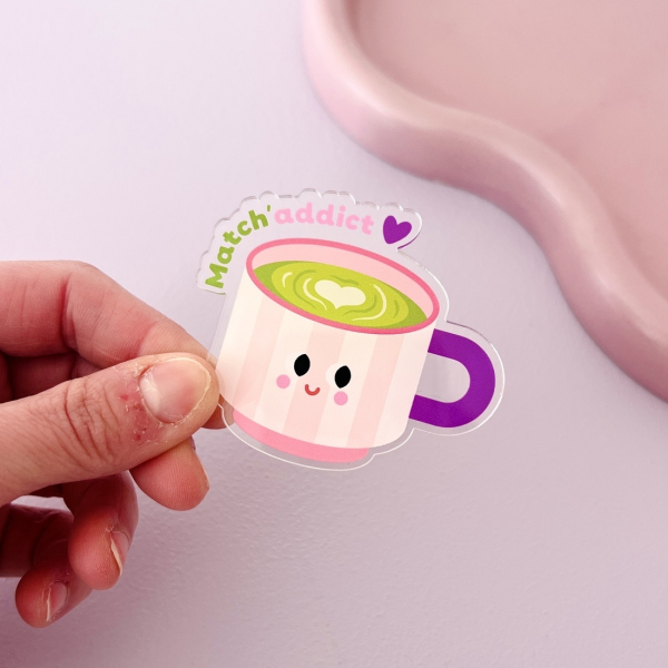 Magnet tasse de matcha Matchaddict