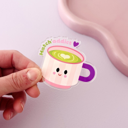 Magnet tasse de matcha Matchaddict