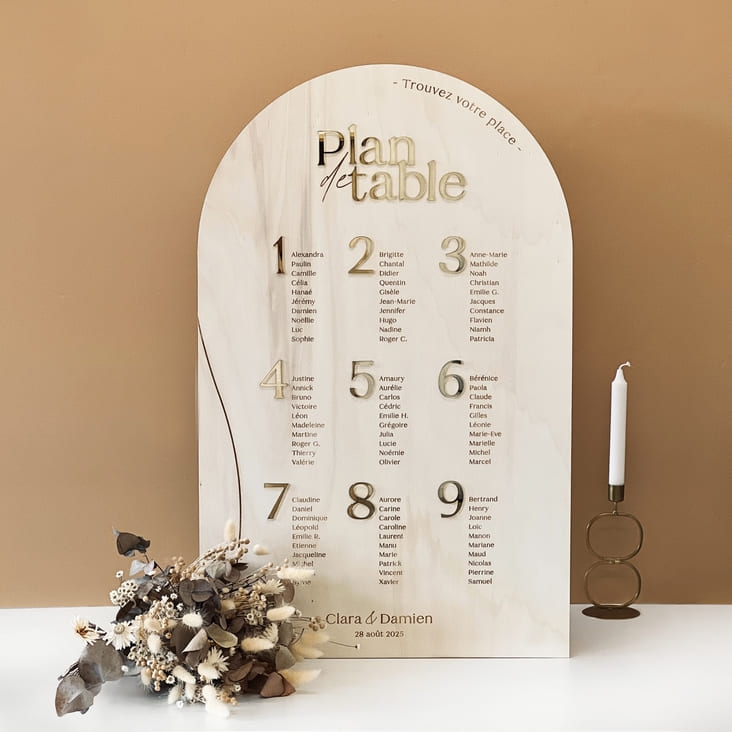 Plan de table Line