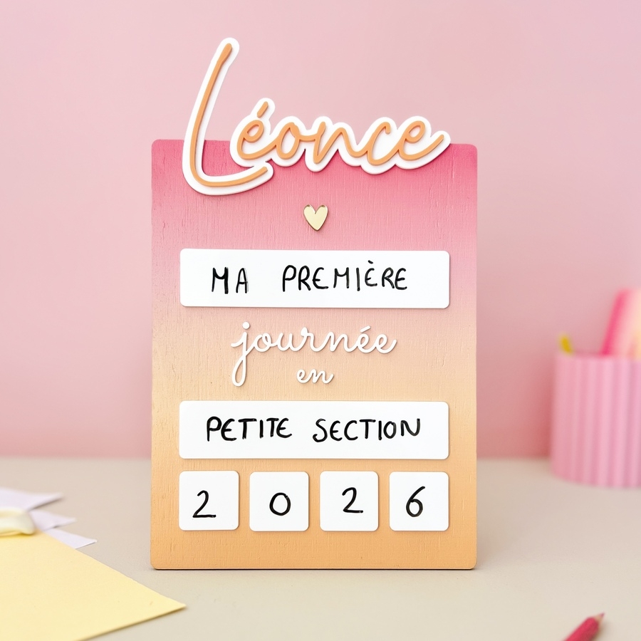 Pancarte rentrée scolaire