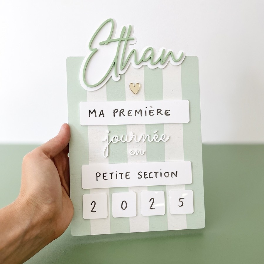 Pancarte rentrée scolaire